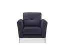 LENA CONTEMPORARY MODERN LEATHER CHAIR