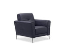 LENA CONTEMPORARY MODERN LEATHER CHAIR
