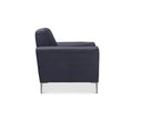 LENA CONTEMPORARY MODERN LEATHER CHAIR