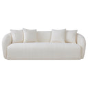 LINA 84" IVORY BOUCLE SOFA