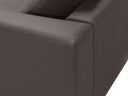 LINNEA LEATHER SECTIONAL AND OTTOMAN