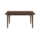 CARLOS SOLID WOOD DINING TABLE 63"