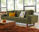 OLIVIA MID-CENTURY MODERN LINEN SOFA