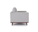 OLWYN MID-CENTURY LINEN CHAIR