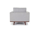 OLWYN MID-CENTURY LINEN CHAIR