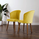 PARSONS GOLD VELVET DINING CHAIR (SET OF 2)