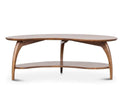 WOOD CASTLE TIBRO COFFEE TABLE WITH SHELF