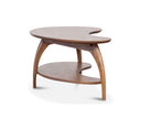 WOOD CASTLE TIBRO COFFEE TABLE WITH SHELF