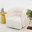 WANIA CREAM VELVET SWIVEL CHAIR