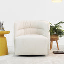 WANIA CREAM VELVET SWIVEL CHAIR